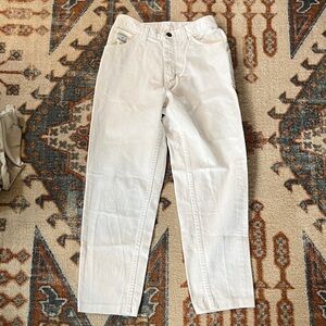 Wrangler Vintage 90s White Denim Mom Jeans